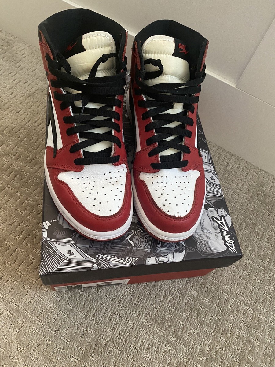 MENS RELOADED MERCH OMI AIR LIKE KIY CHICAGO RED WHITE BLACK  display picture 1