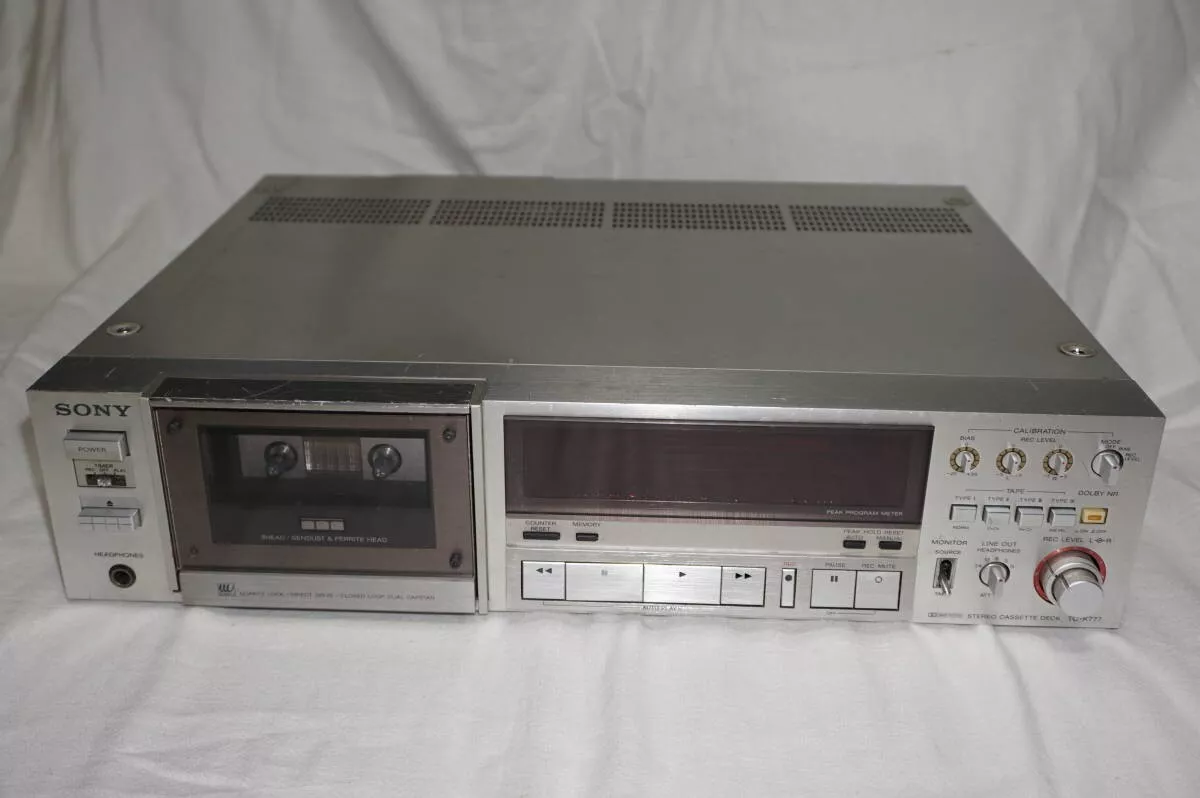 Sony 3 Head Stereo Cassette Deck TC-K777 Flagship Model 1st