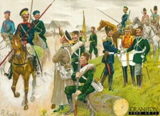  military art post card the Russian Army regiments R Knotel 