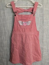 Women's Hot Topic Pink Corduroy Overalls Size Small