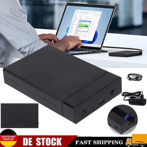 5Gbps Festplatten Dockingstation/Gehäuse USB 3.0 für 2.5 3.5 Zoll SATA SSD HDD - Bild 12 von 14
