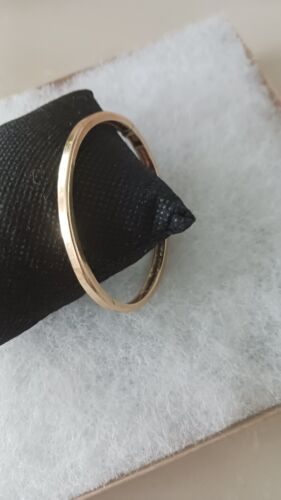 Vintage Modern Yellow Gold~1 Carat~25 Channel Set Diamond Bangle Hinged Bracelet - Picture 10 of 10