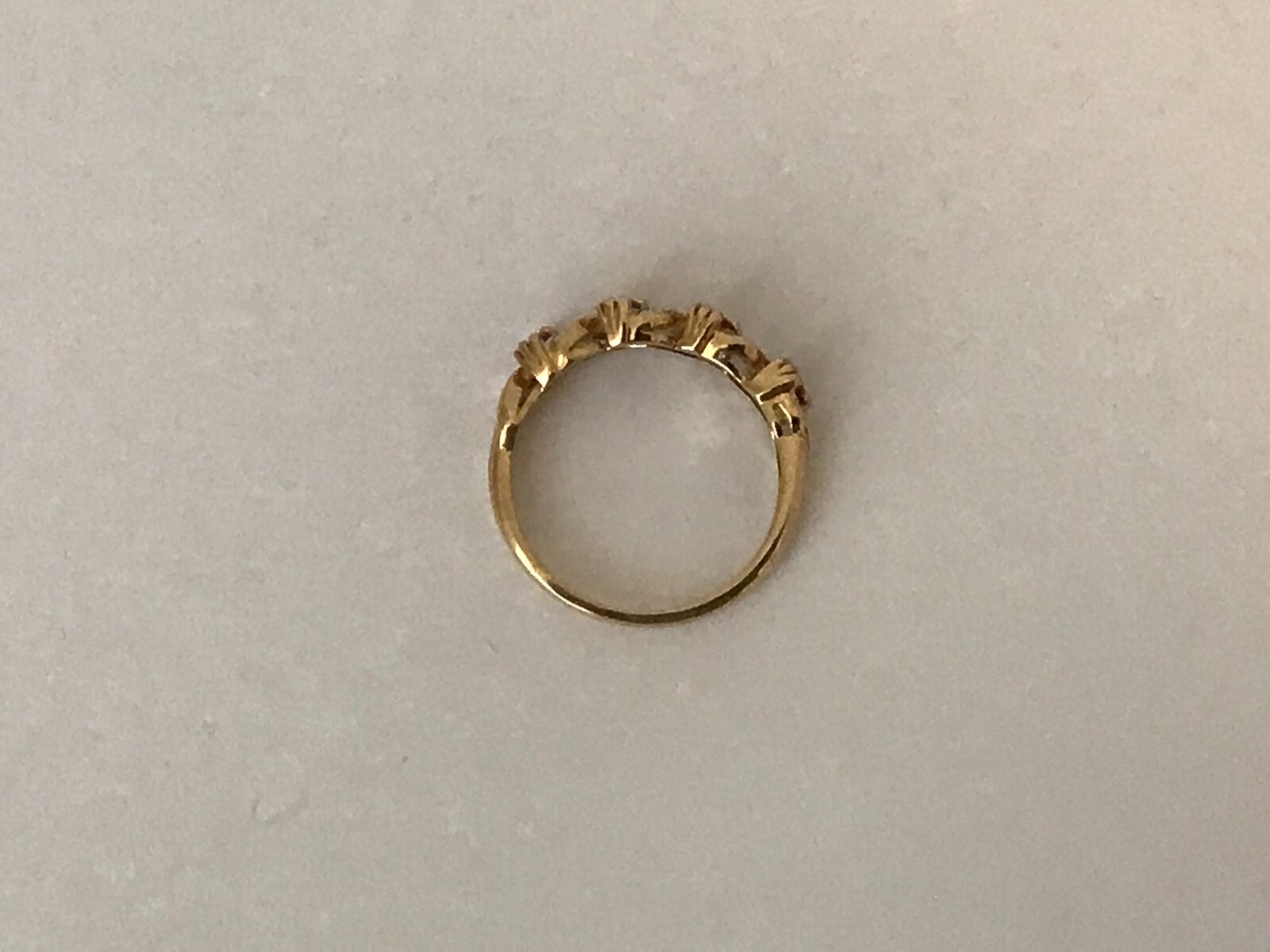 Ruby and Diamond Ring 9ct Gold Ruby and Diamond H… - image 17