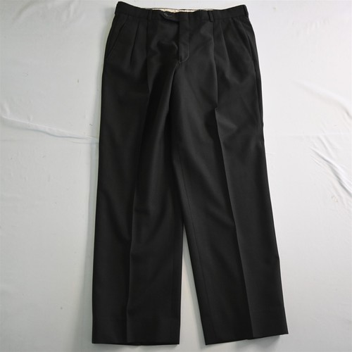 Vtg Tallia 40S 33x30 Dark Brown Check Wool USA Made Mens Jacket Pants Suit - Picture 20 of 24