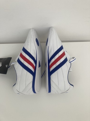 Adidas Taekwondo Martial Arts Genuine Leather White Training Shoes Size 4 - Picture 7 of 8
