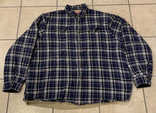 Men's 3XL Wrangler Premium Quality Sherpa Lined Plaid Flannel Shacket