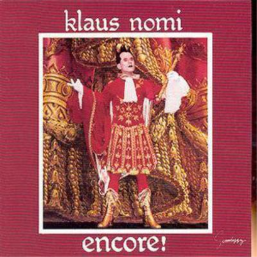 Klaus Nomi Encore (CD) Album