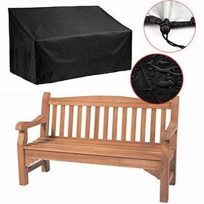With Cord And Storage Bag Garden Bench Cover Waterproof Breathable Polyester Outdoor Seat Long Chair Protection For 2 3 4 Patio Furniture Accessories Lawn - Seat Covers For Outdoor Bench With Cord And Storage Bag Garden Bench Cover Waterproof Breathable Polyester Outdoor Seat Long Chair Protection For 2 3 4 Patio Furniture Accessories Lawn - Seat Covers For Outdoor Bench