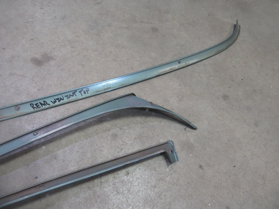 1962 Chevrolet Belair Biscayne 2 or 4 door interior rear window garnish trim - Image 4 of 4