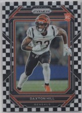2022 PANINI PRIZM DAXTON HILL ROOKIE CHECKERBOARD SSP BENGALS RC