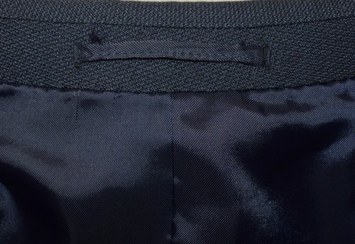 VINTAGE 1990s 40L Custom Tailored 2-Piece Suit - Men 40 Navy Maxs Fashion 37x31 - Picture 7 of 9
