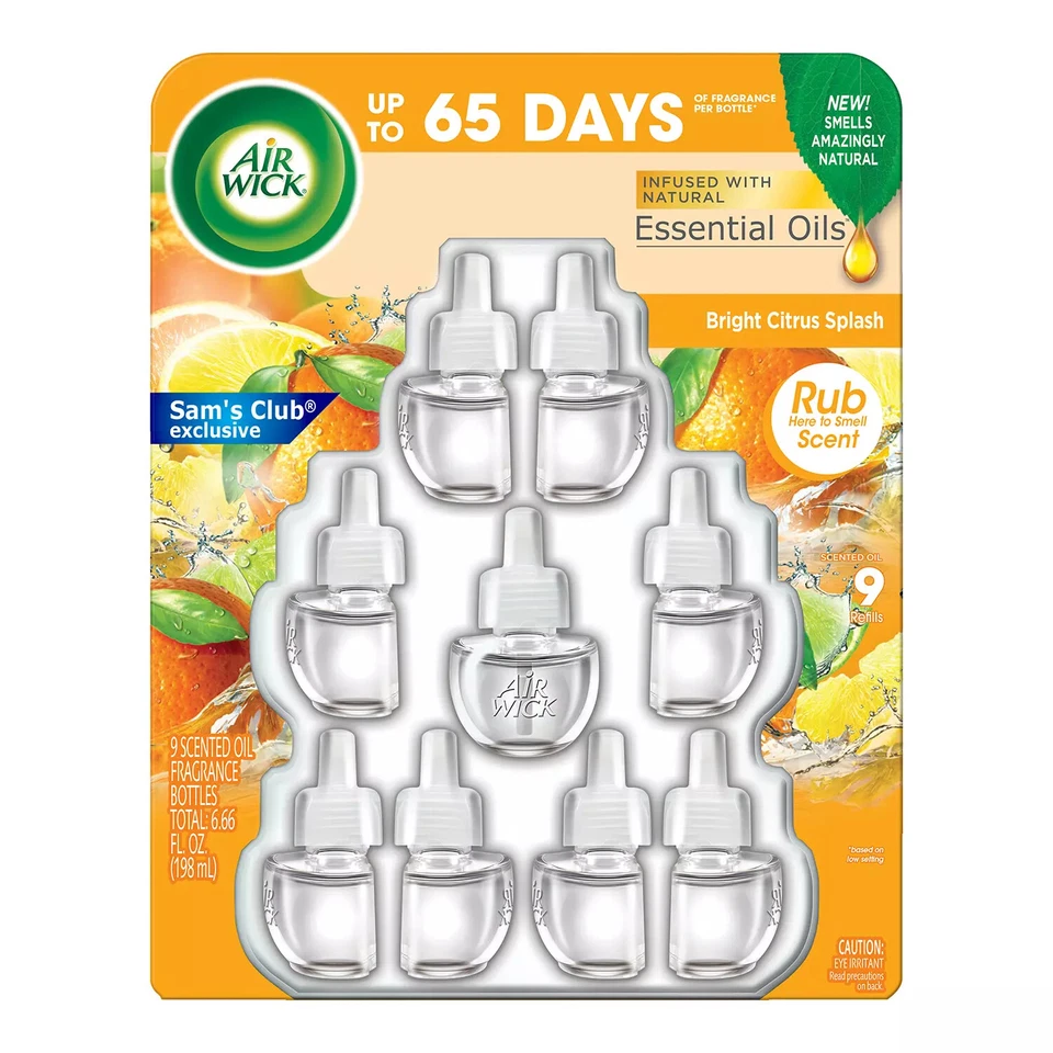 Refil de purificador de ar óleo perfumado Air Wick, 9 ct. (escolha seu perfume) - Imagem 2 de 4