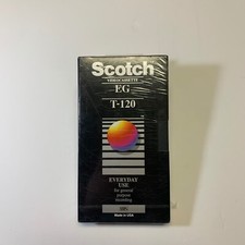 Scotch Video Cassette EG 6 Hr VHS T120 High Quality New Sealed