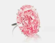 10.25 CT Pink oval cut single Solitaire Engagement Ring in 925 Sterling Silver