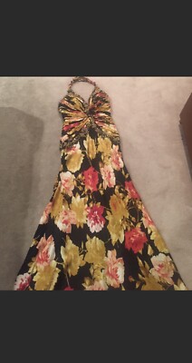 TERANI Silk Evening Dress