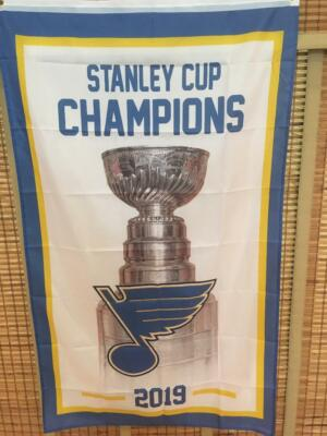 #ad #ad 3#x27; x 5#x27; St. Louis Blues 2019 Stanley Cup Champions Banner $20.00