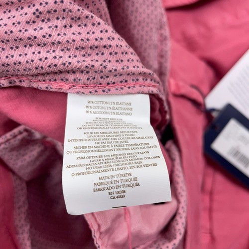 Peter Millar Crown Crafted Concorde Garment Dyed Shorts Men's Size 35 Pink $140 - Picture 7 of 11