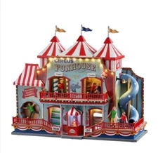 Lemax  Circus Funhouse Holiday Village Carnival Animated With Sound