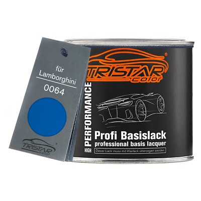 Autolack Dose spritzfertig für Lamborghini 0064 Blu Le Mans Blu Nova 0,5L