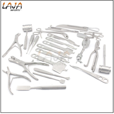 28 Pcs Orthopedic Surgery Instruments Set Bone drill Bone saw German Grade A+