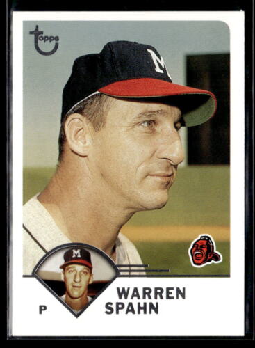 Warren Spahn - 2003 Topps Signature Edition im Ruhestand #90 Milwaukee Braves