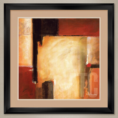 35W''x35H'': WEST by NOAH LI-LEGER N - DOUBLE MATTE, GLASS and FRAME