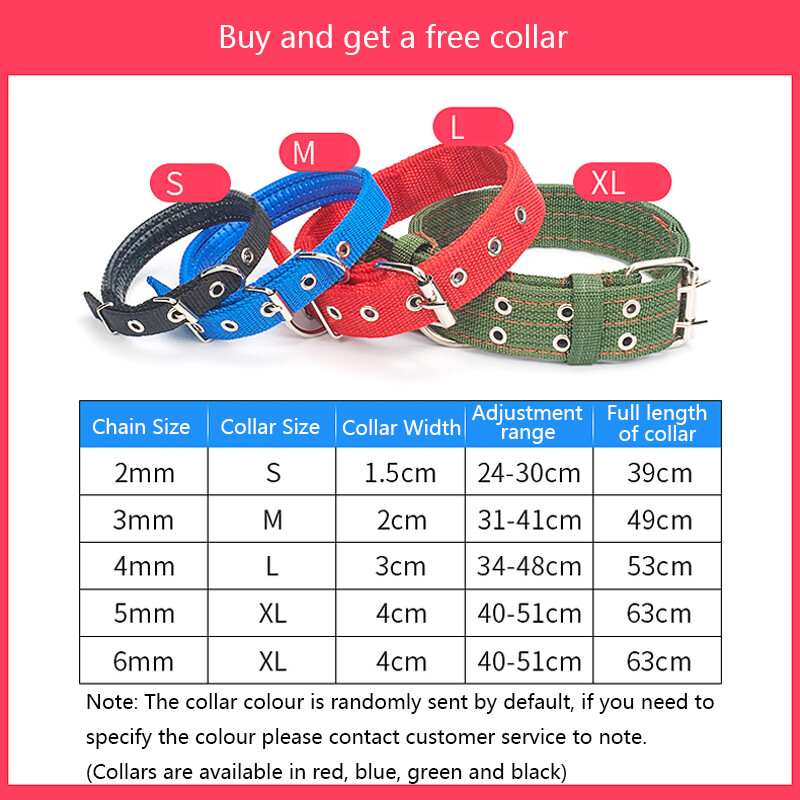 304 Stainless Steel Chain, Bite Resistant Safety Belt, Dog