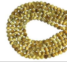 Honey Tiger Eye Round 4mm 6mm 8MM 10mm Round Gemstone Beads 15.5 Inch Strand