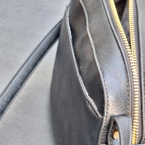 SAG HARBOR Purse Black Crossbody Handbag Good Condition - Picture 7 of 19