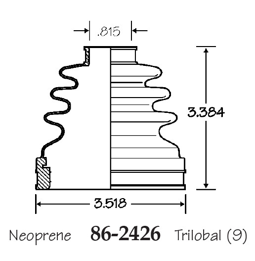 Inner & Outer CV Axle Boot for Nissan Juke exc Nismo RS AWD Front 2015