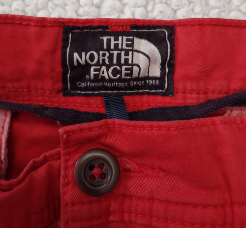 The North Face red Cotton blend casual shorts mens size 36 - Picture 2 of 7