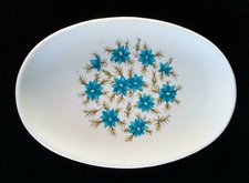 Vintage Floral Dresser Trinket Tray Children's Tea Set Tray Japan