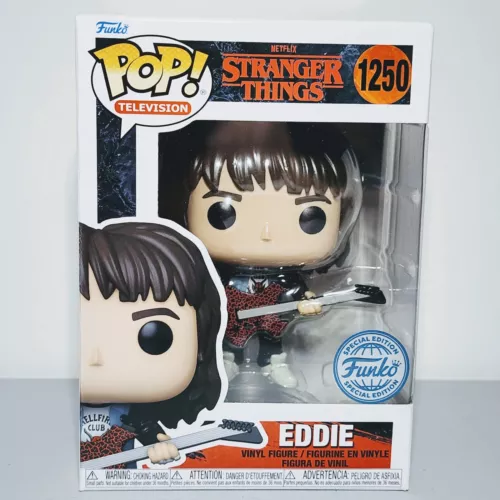 Funko Pop: Stranger Things - Eddie (with Guitar) #1250 Special Edition