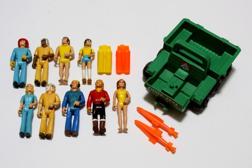 Fisher Price Adventure People Lot Asst. Action Figuren Ranger Jeep & mehr 1974 - Bild 1 von 12
