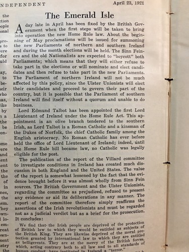 Ireland Villard Report British Abuse 1921 Georgia Plantation Peonage Murders - Picture 3 of 11