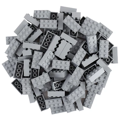 LEGO® 2x4 Steine Bausteine Hellgrau - verschiedene Stückzahlen - NEU 3001 - Bild 1 von 4