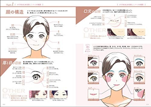 How To Draw Manga girl characters with makeup Drawing Technique Book | Art JAPAN - Picture 3 of 12