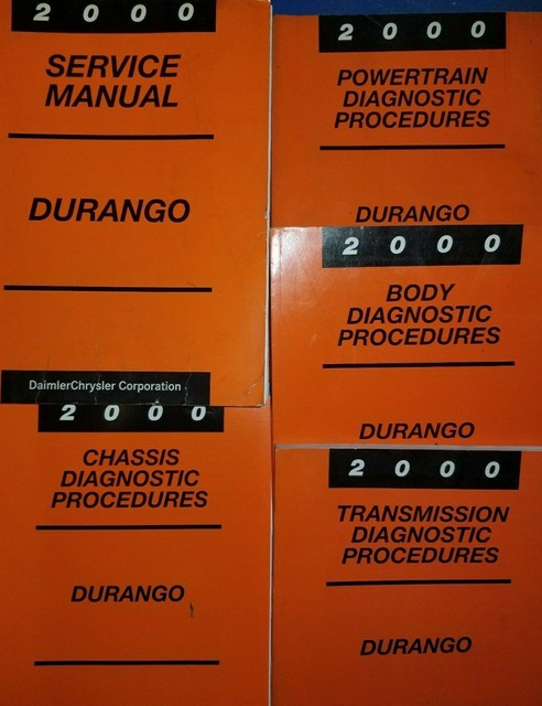 2000 Dodge Durango Shop Service Manual Set of 5 | eBay
