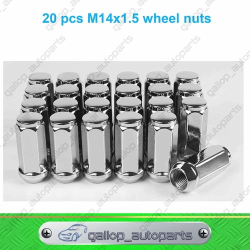 Wheel Nuts (20) 12x1.5 For Toyota Avensis [Mk2] 03-09 On