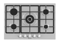 Hisense GM773XF Ebene Kochen A Gas 70 CM 4 Feuer + 1TRIPL. Gitter Gusseisen Inox