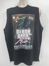 DSQUARED2 T-shirt uomo girocollo cotone nero senza maniche taglia L #S71GD1336