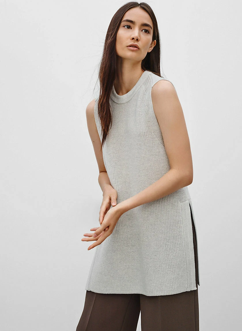 Wilfred sleeveless best sale sweater