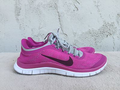 EUC Nike Women's Free Pink Running Shoes Run 580392-601