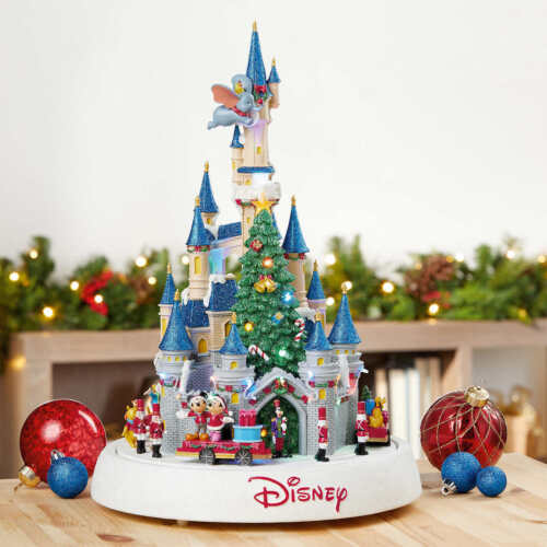 ✓✓ Castillo Animado de Disney con Luces y Música Navidad, Mickey Pooh  Donald✓✓✓✓ | eBay