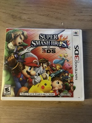 Nintendo Super Smash Bros. Nintendo 3DS Multiplayer Amiibo Manual Included