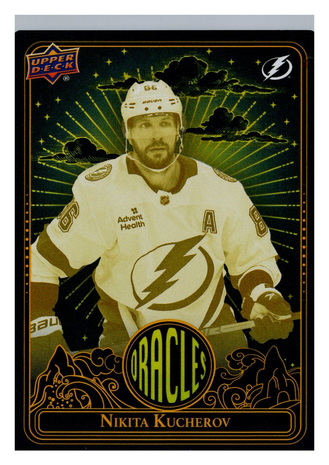 Nikita Kucherov #O-3 Hockey Cards 2024 Upper Deck Oracles trading card — raw and PSA graded price guide