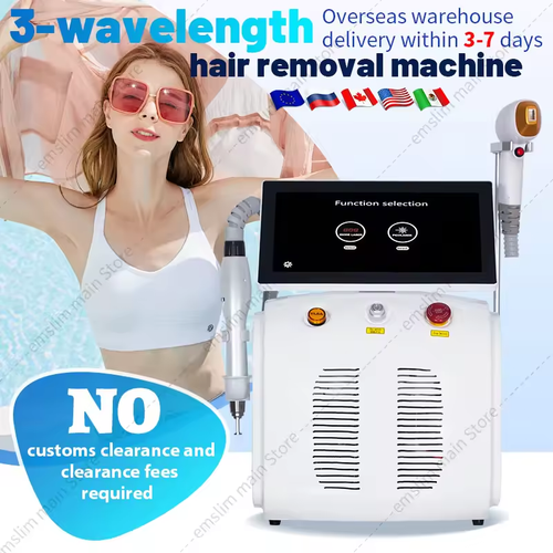 Picosecond Laser Tattoo Removal 2 in 1 Titanium Diode Laser Hair Removal Machine