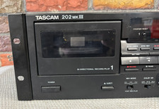 Tascam 202 MK3 Dual Analog Cassette Deck Player Recorder
