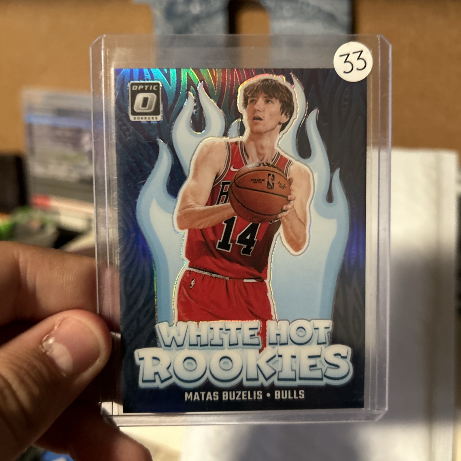 2024-25 Panini Donruss Optic - White Hot Rookies Matas Buzelis Purple Prizm (RC)