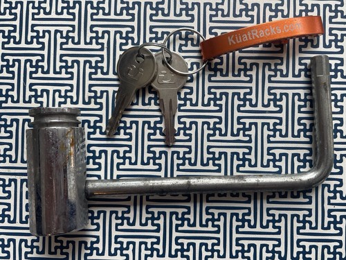 Kuat Key 106 & Hitch Lock for 1-1/4" Receiver Racks Used No Dust Cap 1. ...